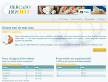 Tablet Screenshot of mercadodoovo.com.br